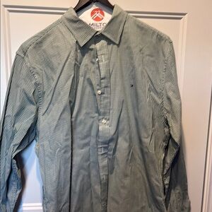 Tommy Hilfiger Green Checkered Men's Shirt